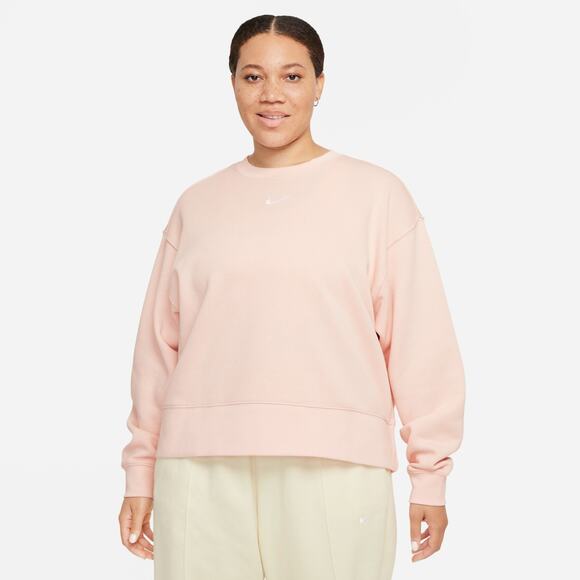 NEW Nike Phoenix Fleece Crew Women’s Sweatshirt Pink Size Medium DJ7665‑864 - Picture 5 of 10